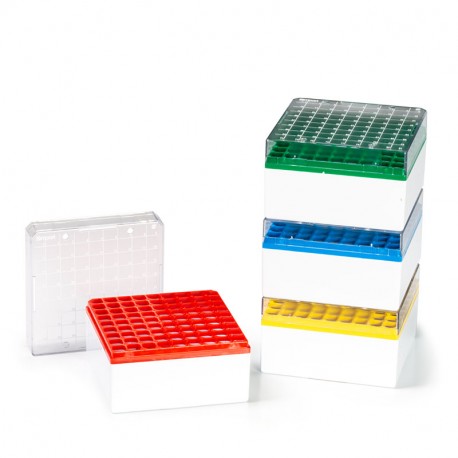 1.2/2 mL Vial Size Simport T314-281G Series 281 Green Cryovial Storage Box Pack of 6 81-Place Array 1.2/2 mL Vial Size Simport T314-281G Series 281 Green Cryovial Storage Box Pack of 6 81-Place Array